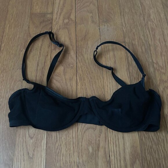 Cosabella Soire Confidence Side Support Black Sheer Bra Women’s Size 32C - Picture 2 of 6